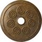 Ekena Millwork Spiral Ceiling Medallion (Fits Canopies up to 4"), Hnd-Painted Rubbed Bronze, 25 1/4"OD x 4"ID x 2"P CM25SPRZS - alternate 1